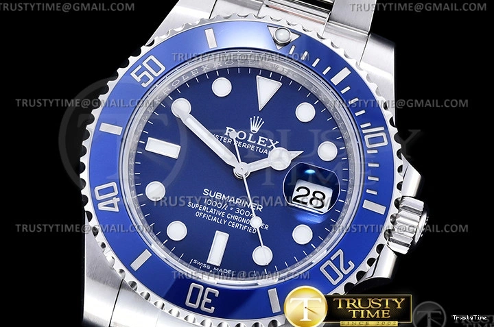 0915 Sporty ROLSUB0338 – Submariner 116619LB 904L SS SS Blue VSF VS 1042